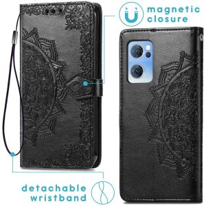 iMoshion Etui de téléphone Mandala Oppo Find X5 Lite 5G - Noir