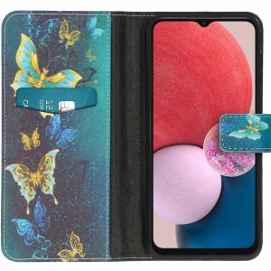 iMoshion Coque silicone design Samsung Galaxy A13 (4G) -  Blue Butterfly