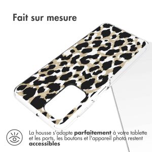iMoshion Coque Design Galaxy A23 (5G) - Léopard - Noir / Vert