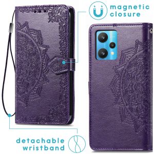 iMoshion Etui de téléphone portefeuille Mandala Realme 9 Pro Plus - Violet