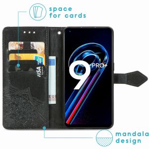 iMoshion Etui de téléphone portefeuille Mandala Realme 9 Pro Plus - Noir