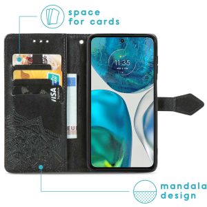 iMoshion Etui de téléphone portefeuille Mandala Sony Xperia 10 IV - Noir