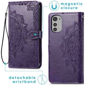 iMoshion Etui de téléphone portefeuille Mandala Motorola Moto E32 / E32s - Violet