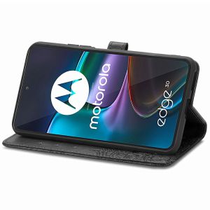 iMoshion Etui de téléphone portefeuille Mandala Motorola Edge 30 - Noir
