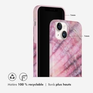 Selencia Aurora Coque Fashion iPhone 14 - ﻿Coque durable - 100 % recyclée - Ocean Shell Purple