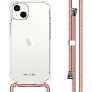 iMoshion Coque avec cordon iPhone 14 Plus - Rose Dorée