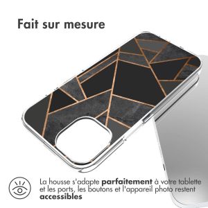 iMoshion Coque Design iPhone 14 - Black Graphic