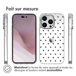 iMoshion Coque Design iPhone 14 Pro - Hearts