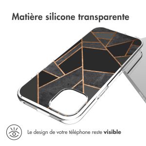 iMoshion Coque Design iPhone 14 Plus - Black Graphic