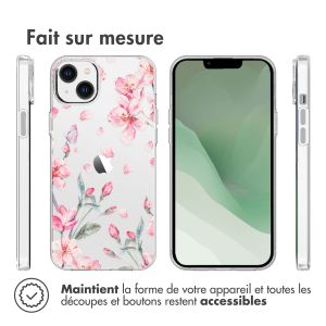 iMoshion Coque Design iPhone 14 Plus - Blossom - Watercolor