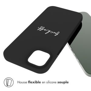 iMoshion Coque Design iPhone 14 Plus - Fuck Off