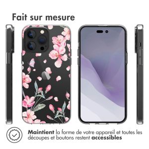 iMoshion Coque Design iPhone 14 Pro Max - Blossom - Watercolor