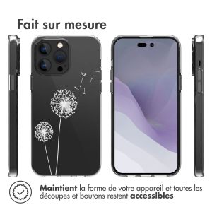 iMoshion Coque Design iPhone 14 Pro Max - Dandelion