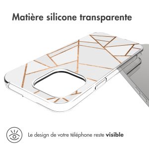 iMoshion Coque Design iPhone 14 Pro Max - White Graphic