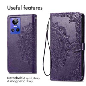 iMoshion Etui de téléphone portefeuille Mandala Realme GT Neo 3 - Violet