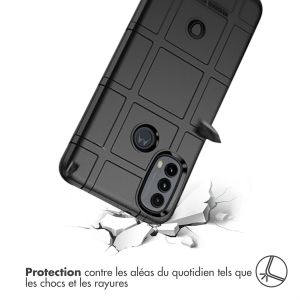 iMoshion Coque Arrière Rugged Shield Motorola Moto E20 / E30 / E40 - Noir