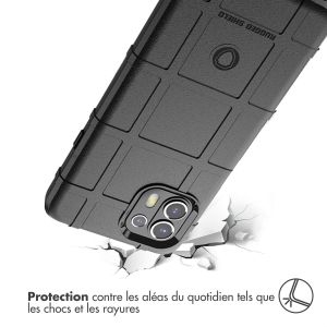 iMoshion Coque Arrière Rugged Shield Motorola Edge 20 Lite - Noir