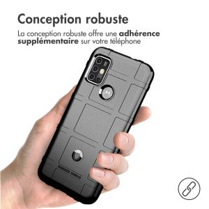 iMoshion Coque Arrière Rugged Shield Motorola Moto G30 / G20 / G10 (Power) - Noir