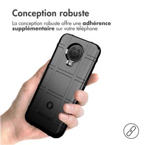 iMoshion Coque Arrière Rugged Shield Nokia G10 / G20 - Noir