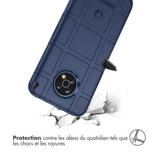 iMoshion Coque Arrière Rugged Shield Nokia G50 - Bleu foncé