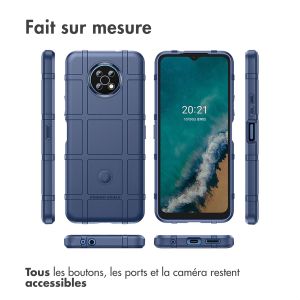 iMoshion Coque Arrière Rugged Shield Nokia G50 - Bleu foncé