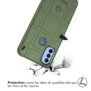 iMoshion Coque Arrière Rugged Shield Motorola Moto E20 / E30 / E40 - Vert