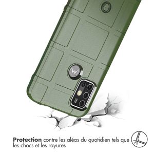 iMoshion Coque Arrière Rugged Shield Motorola Moto G30 / G20 / G10 (Power) - Vert