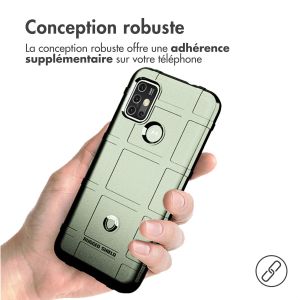 iMoshion Coque Arrière Rugged Shield Motorola Moto G30 / G20 / G10 (Power) - Vert