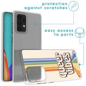 iMoshion Coque Design Samsung Galaxy A52(s) (5G/4G) - Rainbow Queer vibes