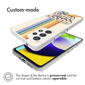 iMoshion Coque Design Samsung Galaxy A53 - Rainbow Queer vibes