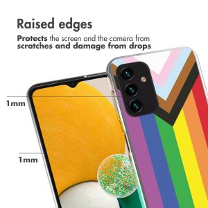 iMoshion Coque Design Samsung Galaxy A13 (5G) / A04s - Rainbow flag