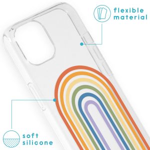 iMoshion Coque Design iPhone 13 - Rainbow