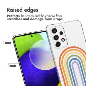 iMoshion Coque Design Samsung Galaxy A53 - Rainbow
