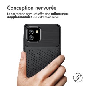 iMoshion Coque Arrière Thunder Samsung Galaxy A03 - Noir