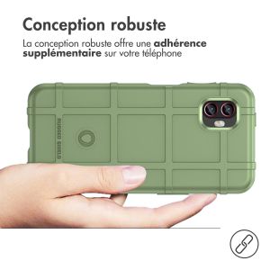 iMoshion Coque Arrière Rugged Shield Samsung Galaxy Xcover 6 Pro - Vert