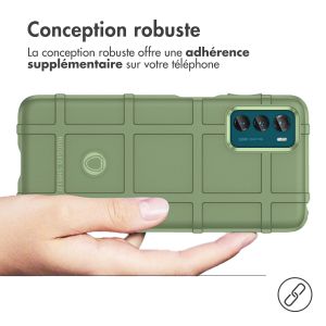 iMoshion Coque Arrière Rugged Shield Motorola Moto G42 - Vert