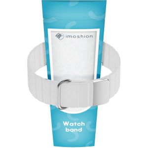iMoshion Bracelet en cuir magnétique Apple Watch Series 1-9 / SE / Ultra (2) - 42/44/45/49 mm - Blanc