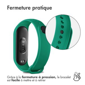 iMoshion Bracelet en silicone Xiaomi Mi Band 7 - Vert foncé