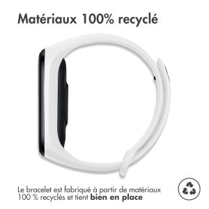 iMoshion Bracelet en silicone Xiaomi Mi Band 7 - Blanc