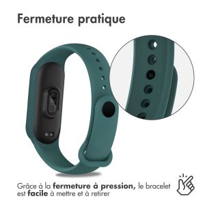 iMoshion Bracelet en silicone Xiaomi Mi Band 5 / 6 - Vert foncé