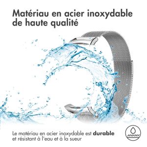 iMoshion Bracelet magnétique milanais Samsung Gear Fit 2 / 2 Pro - Argent