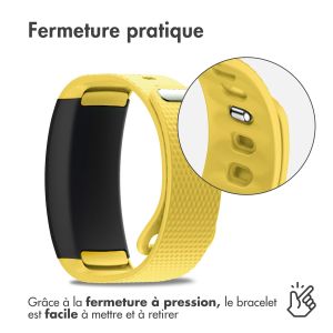 iMoshion Bracelet en silicone Samsung Gear Fit 2 / 2 Pro - Jaune