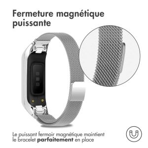 iMoshion Bracelet magnétique milanais Samsung Galaxy Fit 2 - Argent