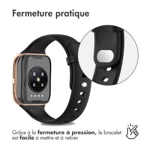 iMoshion Bracelet en silicone Oppo Watch 41 mm - Noir