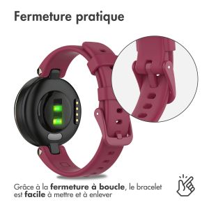 iMoshion Bracelet en silicone Garmin Lily - Bordeaux