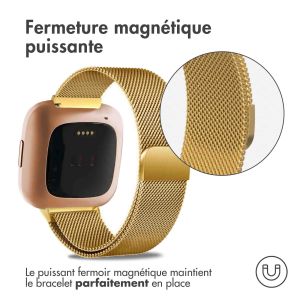 iMoshion Bracelet magnétique milanais Fitbit Versa 2 / Versa Lite - Dorée