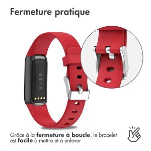 iMoshion Bracelet en silicone Fitbit Luxe - Rouge