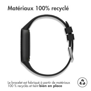 iMoshion Bracelet sportif en silicone Fitbit Luxe - Noir/Gris