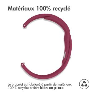 iMoshion Bracelet Sport en silicone - Connexion universelle de 18 mm - Bordeaux
