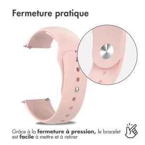iMoshion Bracelet Sport en silicone - Connexion universelle de 18 mm - Rose